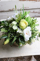 Goldita, kompozycja kwiatowa do naczynia klienta, wym.22x30cm  