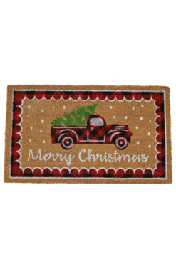 XMAS Autko A, świąteczna wycieraczka pod drzwi, wym.75x45cm