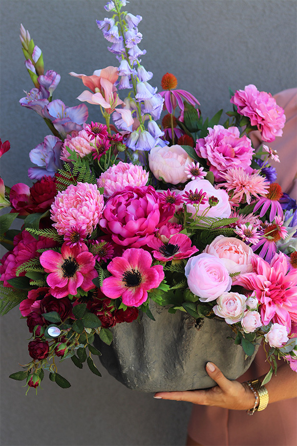 Fioletowe Wspomnienia, nowoczesna kompozycja nagrobna