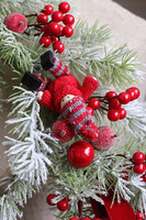 Wśród Skrzatów, girlanda świąteczna z barwinkiem