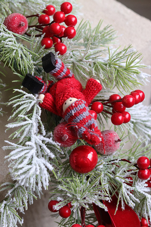 Wśród Skrzatów, girlanda świąteczna z barwinkiem