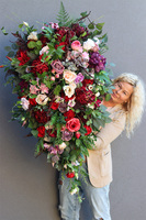 Felinata Gustawo, duża wiązanka nagrobna