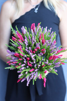 Wrzosowiska nr 3, jesienna kompozycja z wrzosów, wys.28cm