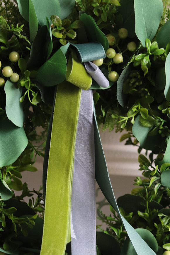 Amazonia Green House 2, zielony wianek z eukaliptusem