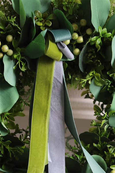 Amazonia Green House 2, zielony wianek z eukaliptusem