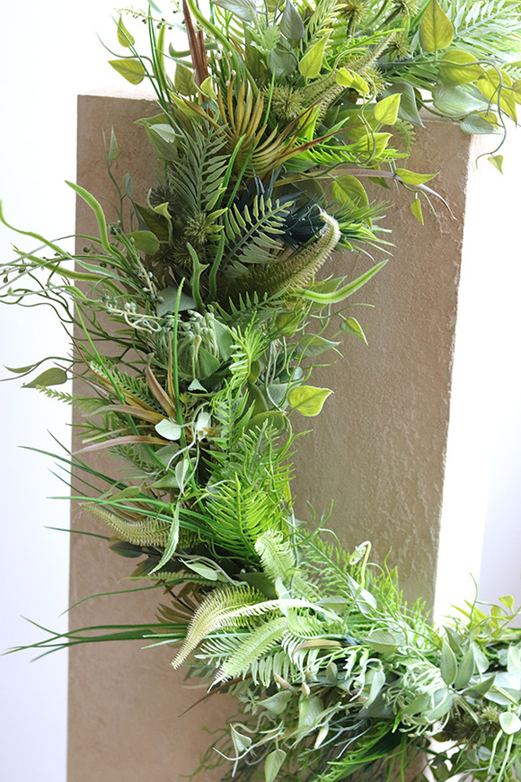 Zielony Księżyc Subtelle, zielony wianek na obręczy