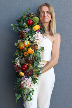 Molenda, barwna girlanda jesienna, dł.100cm 