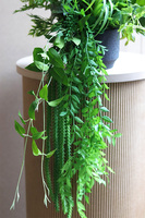 Zielona Poświata, kompozycja sukulenty w lustrzanej donicy