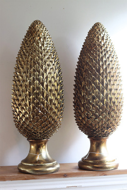 OD RĘKI Goldrata Karczoch, figurka dekoracyjna, wym.77x25cm