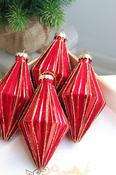 Classic XMAS, szklane bombki w pudełku