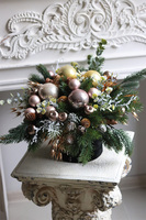 Nolite Glam, świąteczny flowerbox z bombkami