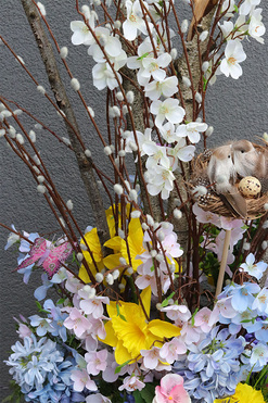 Spring Collection, wiosenna kompozycja roślinna, wys.140cm 