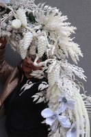 Biała Chmurka Zimowa, świąteczna girlanda na wejście