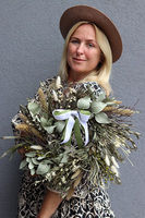 Letnie Upały, dekoracyjny wianek z suszem