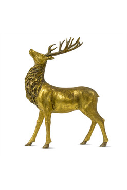 Złoty Jeleń, figurka świąteczna, wym.65x47x14cm