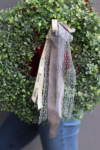  wysokiej jakości zielony wianek, Zielona Wielkanoc Small