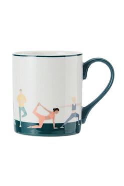 Joga, porcelanowy kubek, poj.280ml