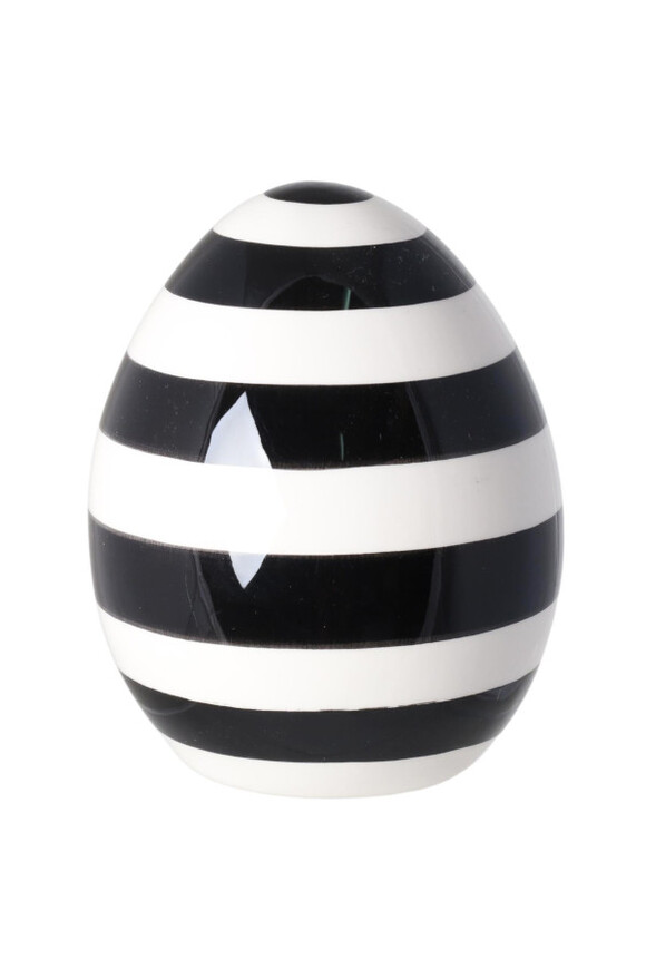 Black Easter, jajko wielkanocne figurka, paski