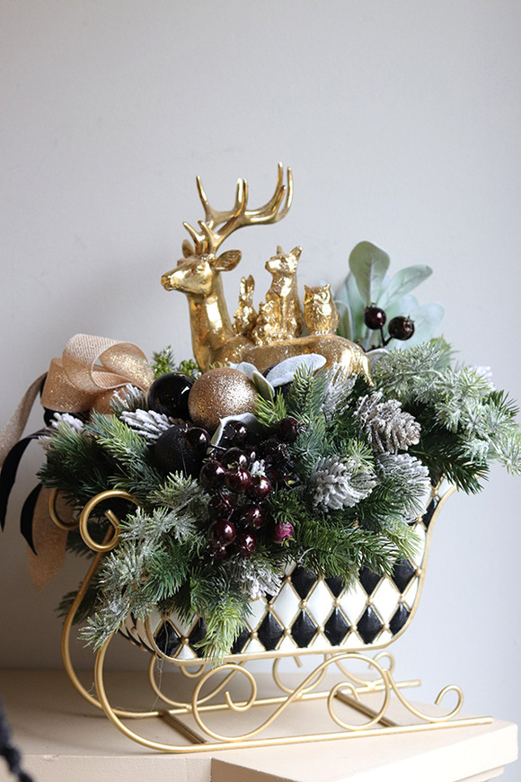 Benjamin Santa, świąteczny stroik