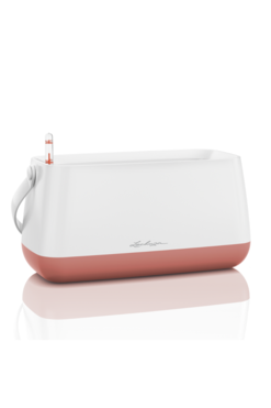 Yula Bag, doniczka z nawadnianiem, koral, wym.18x38x17cm