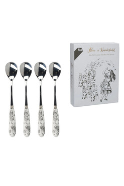 Alice in Wonderland, łyżeczki do herbaty, kpl.4szt