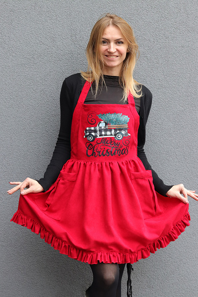Christmas Kitchen, świąteczny fartuch kuchenny