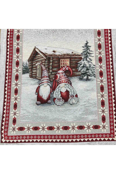 Rizdviani Skrzaty, gobelinowy świąteczny bieżnik