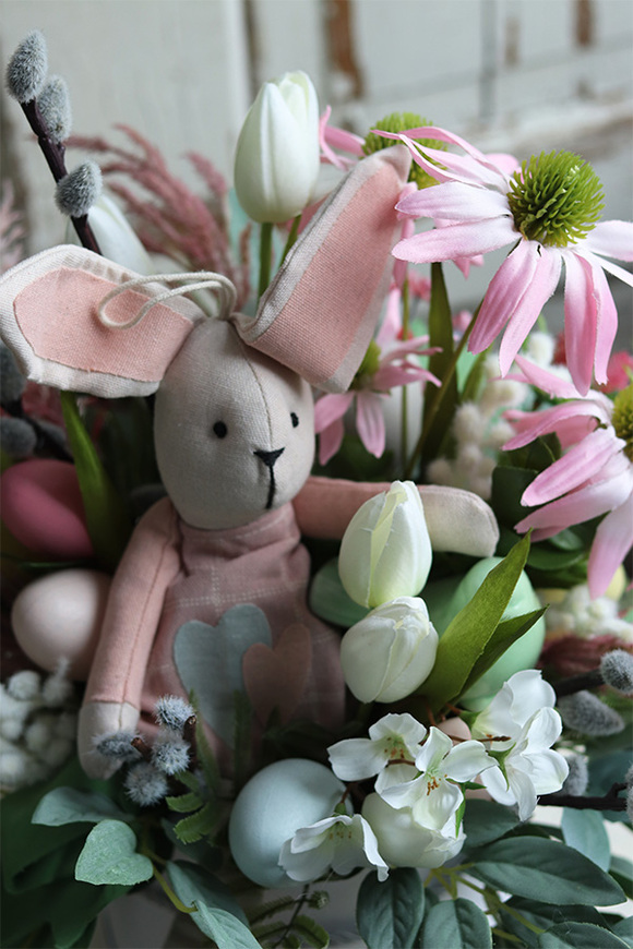 flowerbox wielkanocny, Sweet Bunny, wys.44x43cm
