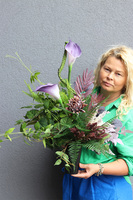 Fioletana, komplet dekoracji nagrobnych