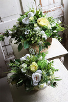 Goldita, kompozycja kwiatowa do naczynia klienta, wym.22x30cm