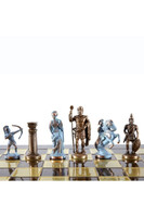 Łucznicy, ekskluzywne szachy mosiężne, wym.44x44cm