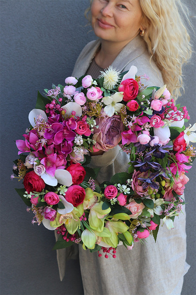 Kolorite, wianek dekoracyjny na drzwi