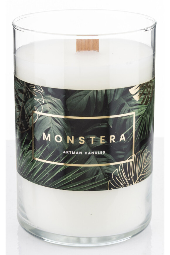 Monstera świeca zapachowa tendom.pl