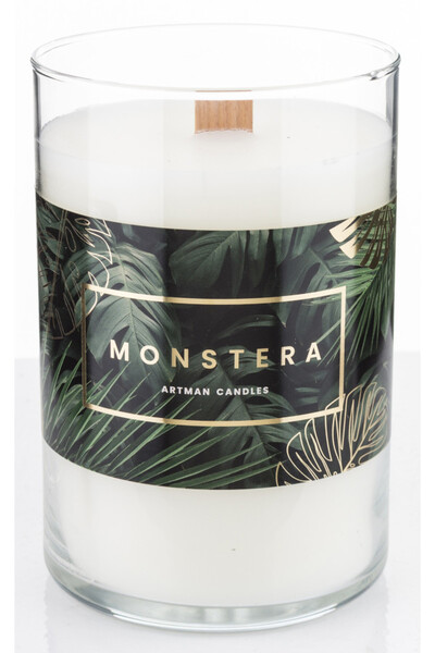 Monstera świeca zapachowa tendom.pl