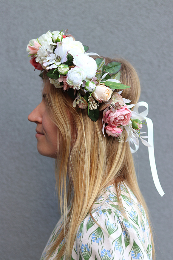 Wedding Crown, ślubny wianek na głowę / dla Panny Młodej, rozmiar uniwersalny