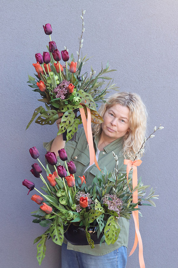 Spring Spice, komplet dekoracji nagrobnych