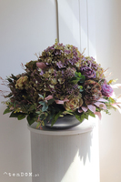 Mortario Hydrangea, komplet dekoracji nagrobnych