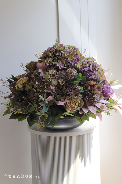 Mortario Hydrangea, komplet dekoracji nagrobnych