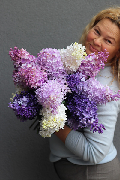 Bzy Deluxe Premium, gumowy bez kwitnący lilak