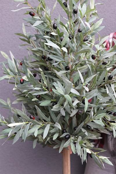 Oliwka Bellis, sztuczne drzewko w metalowej donicy