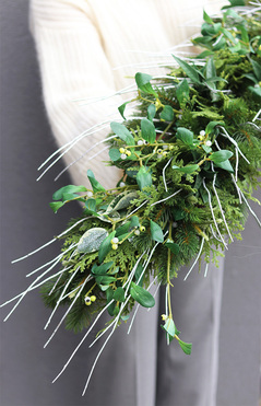 OD RĘKI Winter Dream, zimowa girlanda dekoracyjna, dł.115cm