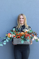 Brineta, kompozycja / stroik jesienny, wym.35x40x95cm