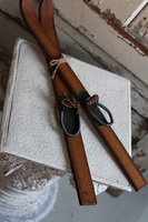 OD RĘKI Narty, dekoracja świąteczna, dł.61cm 