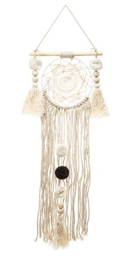 dekoracja ścienna Makrama / Łapacz Snów I, wym.69x24cm