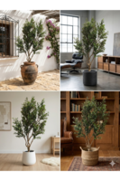 Oliwka Premium 2, sztuczna roślina drzewko oliwne, wys.220cm