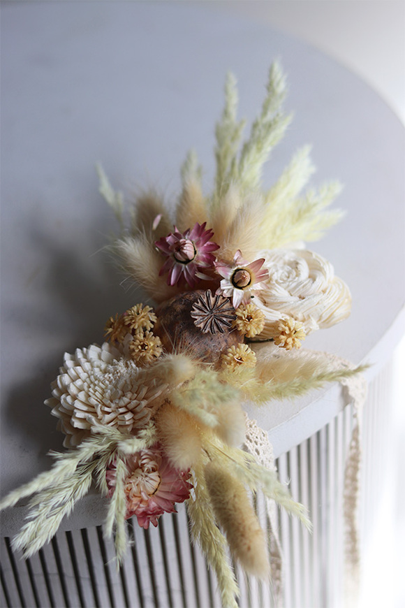 Boho Basket, dekoracja do koszyczka z suszu