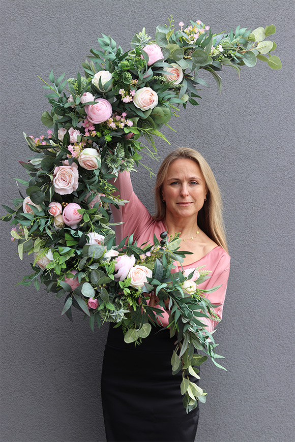 Delice, kwiatowa girlanda dekoracyjna