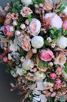 Ylena Pianolla Cream, komplet dekoracji nagrobnych, wiązanka + bukiet