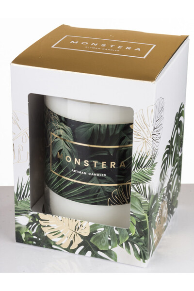 Monstera świeca zapachowa tendom.pl