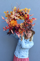 Autumn Design New, jesienny wianek na drzwi, śr.65cm 